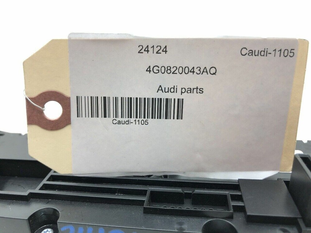 2015 Audi A6 Climate Temperature Control Panel OEM