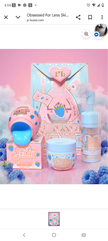 brandnew pLouise obsessed for less blue raspberry
