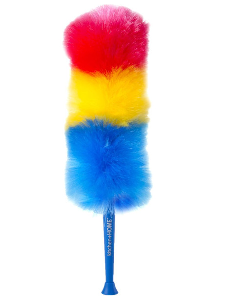 Kitchen + Home 23” inch Rainbow Static Duster - Electrostatic Feather Duster....