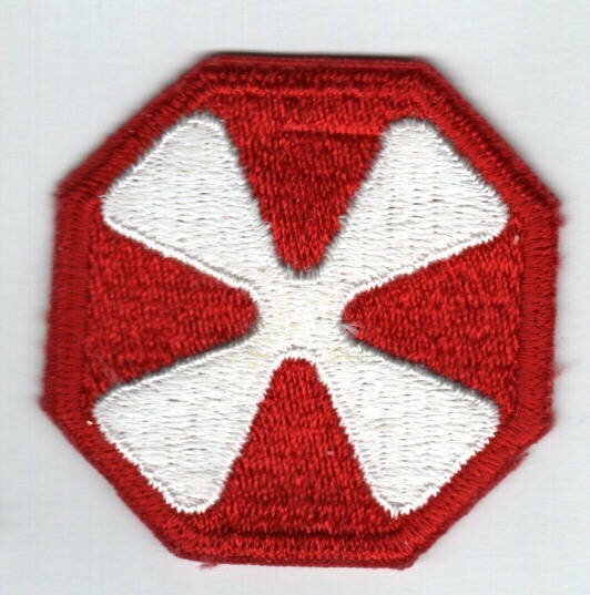 Original U.S. Army patch (1940's) - 8th Army