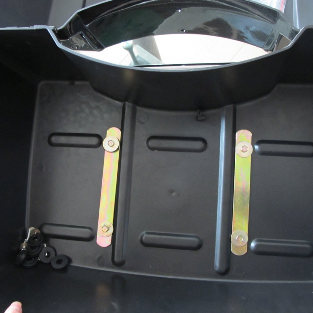 Motorcycle Trunk Tour Pack Luggage For Harley Honda Cruiser Tail Box Top Rack