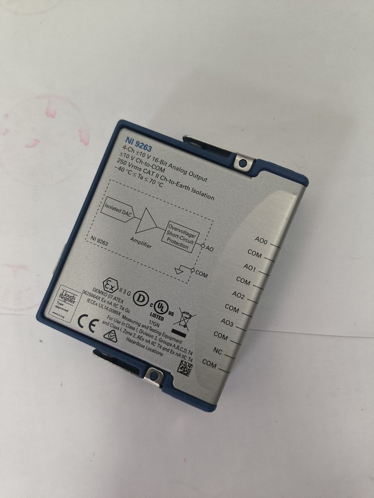 National Instruments NI-9263 cDAQ Analog Output Module6