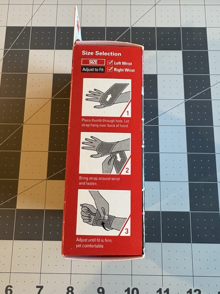 ACE Brand Adjustable Compression Wrist Support. Breathable.