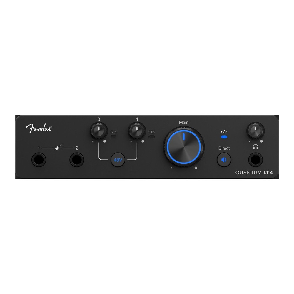 Fender Studio Quantum LT 4 4x2 USB-C Audio Interface (Black)