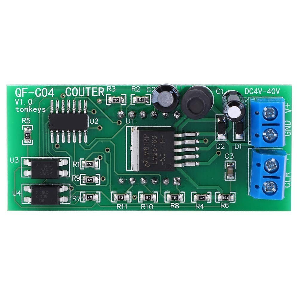 4 Digit Digital Counter Module for Pulse Signal Counting DC 4–40V