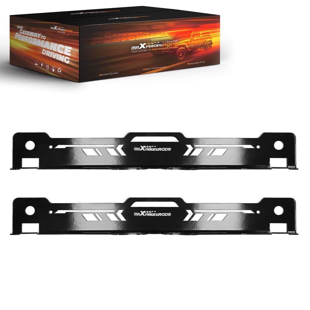 2PCS HEAVY DUTY TOE ALIGNMENT TOOL PLATES EASY WALL-MOUNTED STORAGE, BLACK