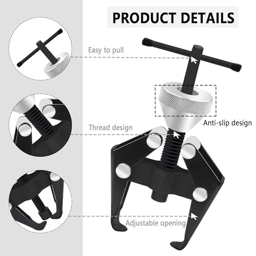 Windshield Wiper Arm Removal Tool Kit,Professional Bearing Puller & Battery