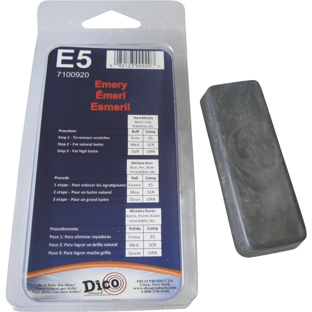 Emery Buffing Compound for Stainless Steel Polishing 1 Pack Bar Compound