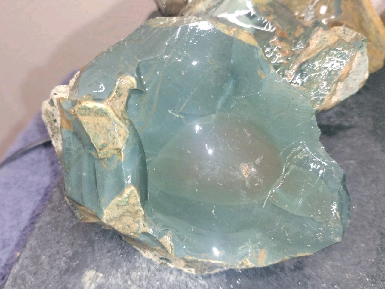 7.3LB ORBS Blue Mountain Picture Jasper Rough 6pc Lot #26