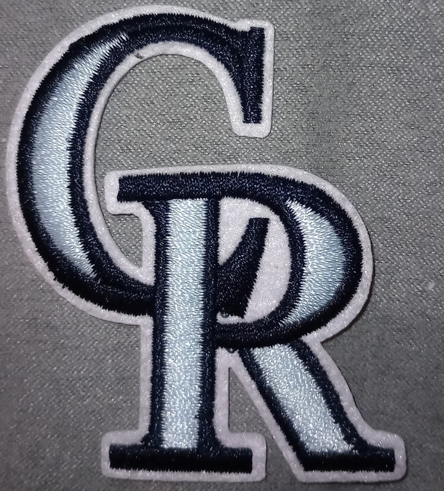 COLORADO ROCKIES BASEBALL IRON ON PATCH