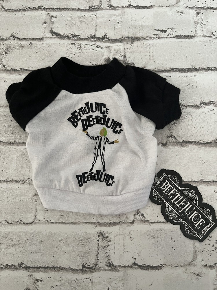Beetlejuice Halloween Dog Shirt NWT (various sizes)
