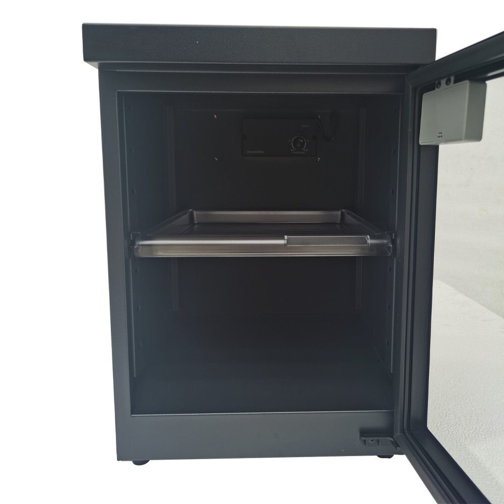 30L Digital Display Camera Dehumidify Storage Cabinet with Lock & Keys Two Layer