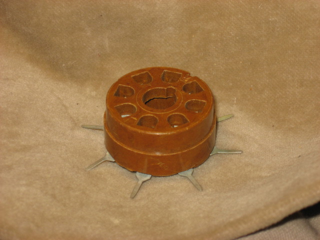 Octal Tube Socket, PC Mount,