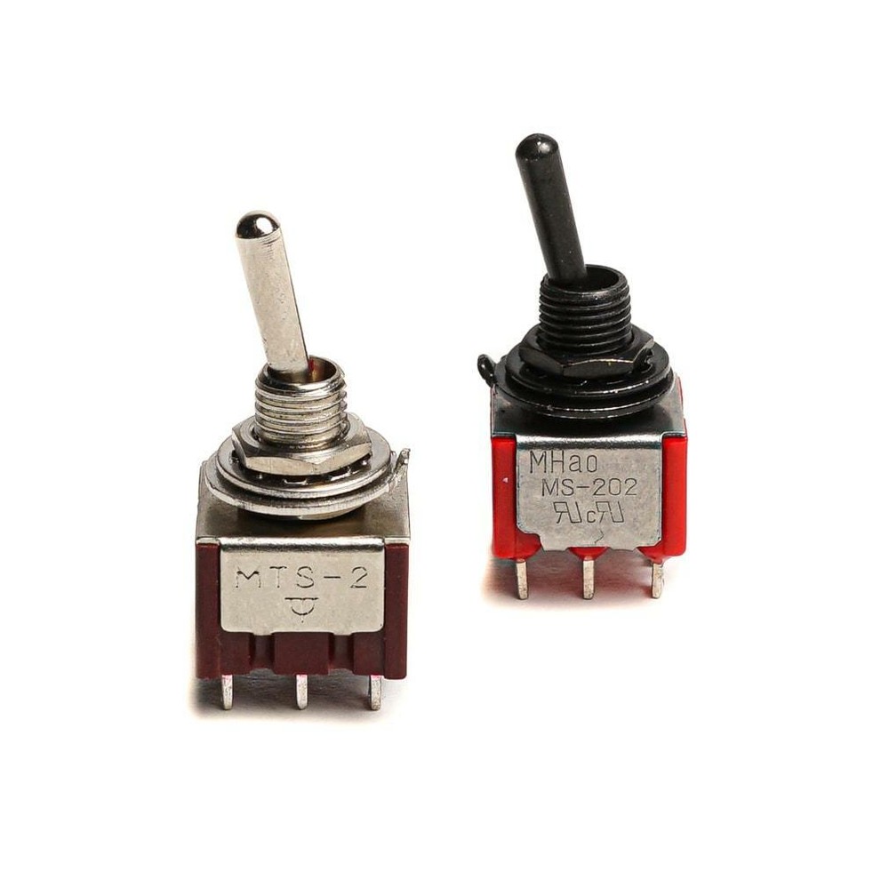 Solo Pro Deluxe Mini Toggle Switch, On-On DPDT