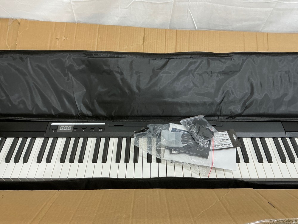 Longeye Piano Keyboard (88 Key Without stand, Black)