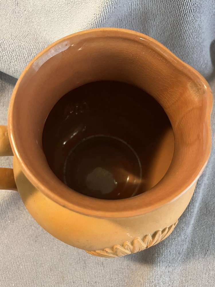 Terra Cotta Sunflower Pitcher