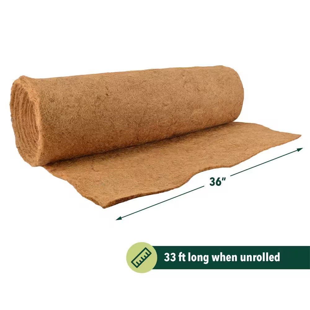 36 In. X 33 Ft. Coconut Liner Bulk Roll