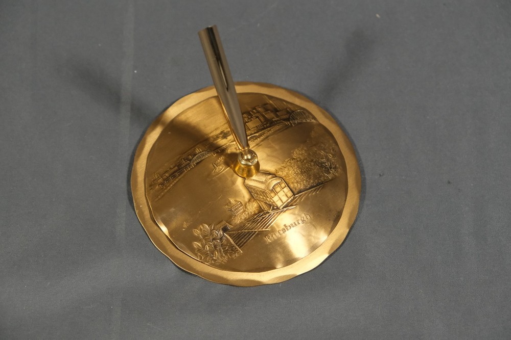 Wendell August Forge Solid Bronze Pen Holder Pittsburgh