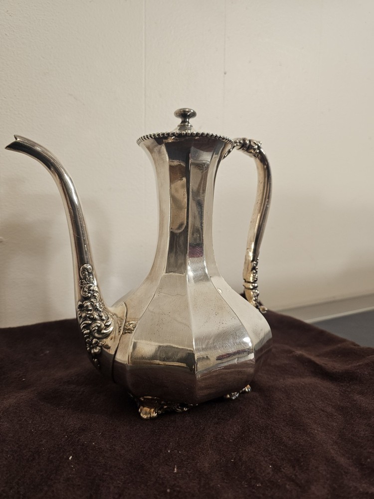 Reed & Barton Silverplated Small Gooseneck Pitcher, 7 Inches Tall