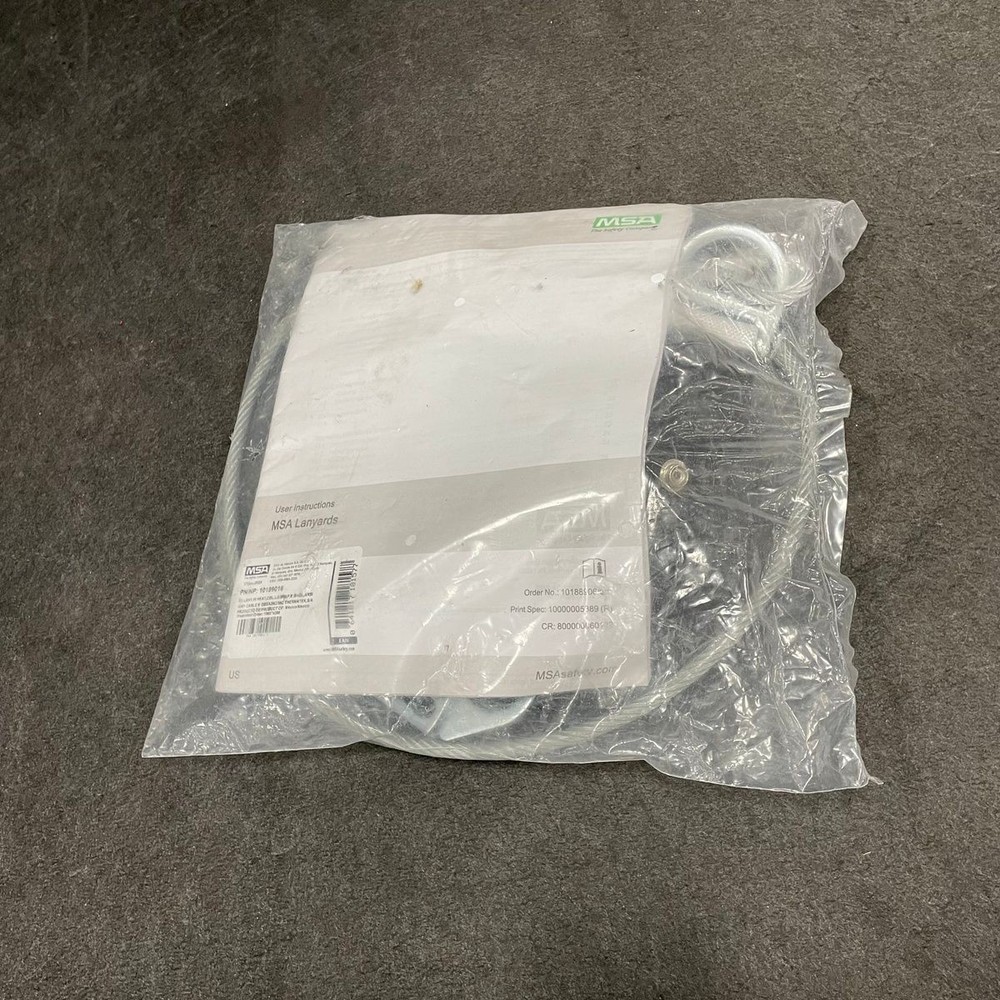 MSA 10199016 V-SHOCK Fall Protector, 6 ft, Gray