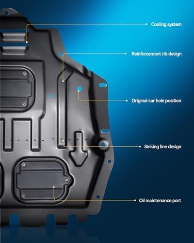 Front Lower Engine Splash Shield Under Cover Compatible with 2007 GM1228139