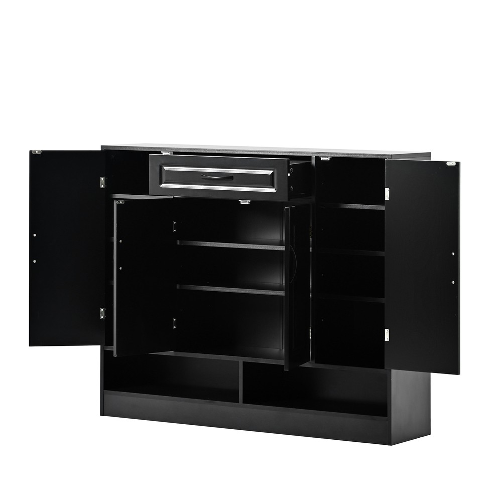 Space-saving Design Side Board Minimalist Shoe Storage Organizer