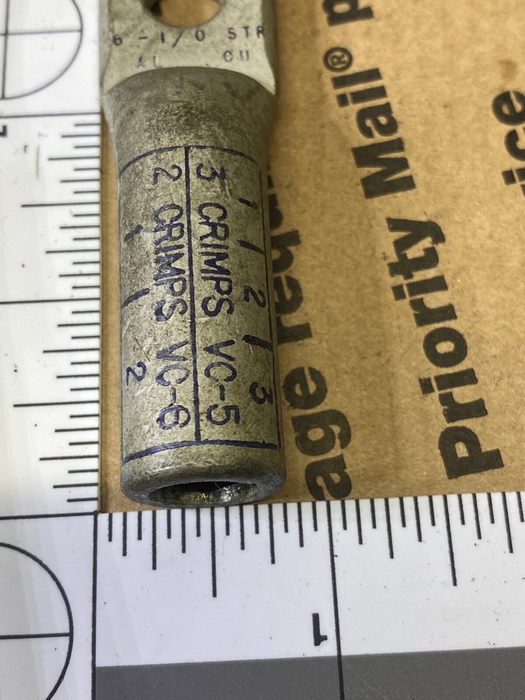One Aluminum Compression Lug (1/0-6 STR )