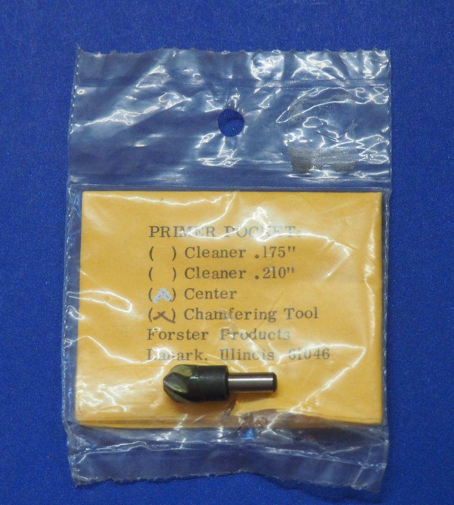 Forster Primer Pocket Chamfering Tool-(PPCT01)-NOS-no packaging