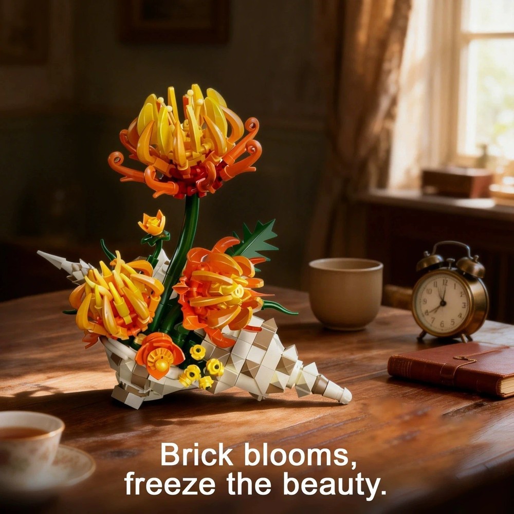 Unique Home Decor Building Block Plant Set
