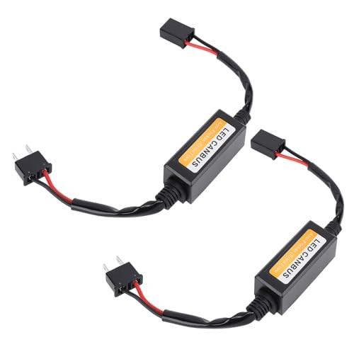 2PCS LED Headlight Decoder | H7 Canbus ErrorFree Anti Flicker Resistor | Water