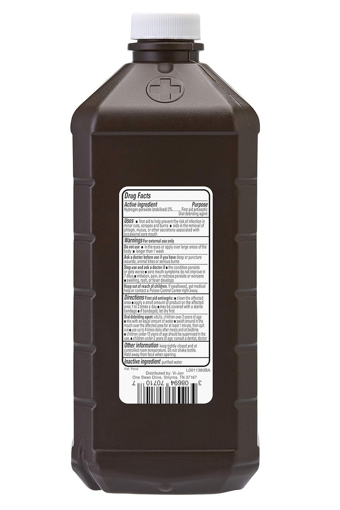 First Aid Hydrogen Peroxide 12 Pack 32 Fl Oz