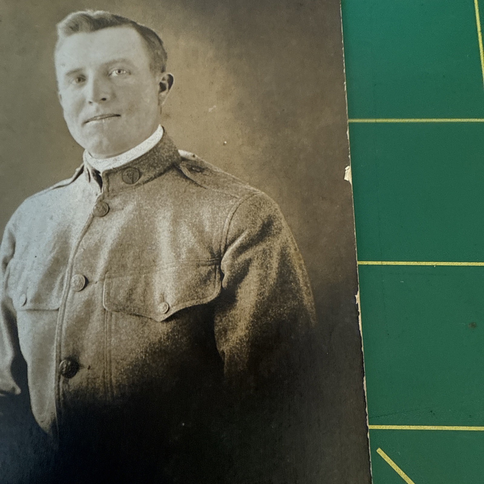 WW1 Photo Postcard Named RPPC