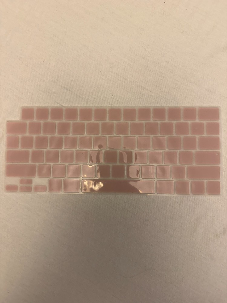 Silicone Keyboard Cover for Mac Pro Pink new