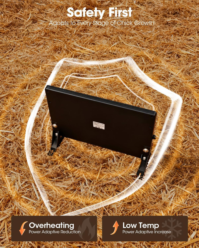 Brooder Heater for Chicks,Chicken Brooder with APP & Thermostat,Smart Chicken Co