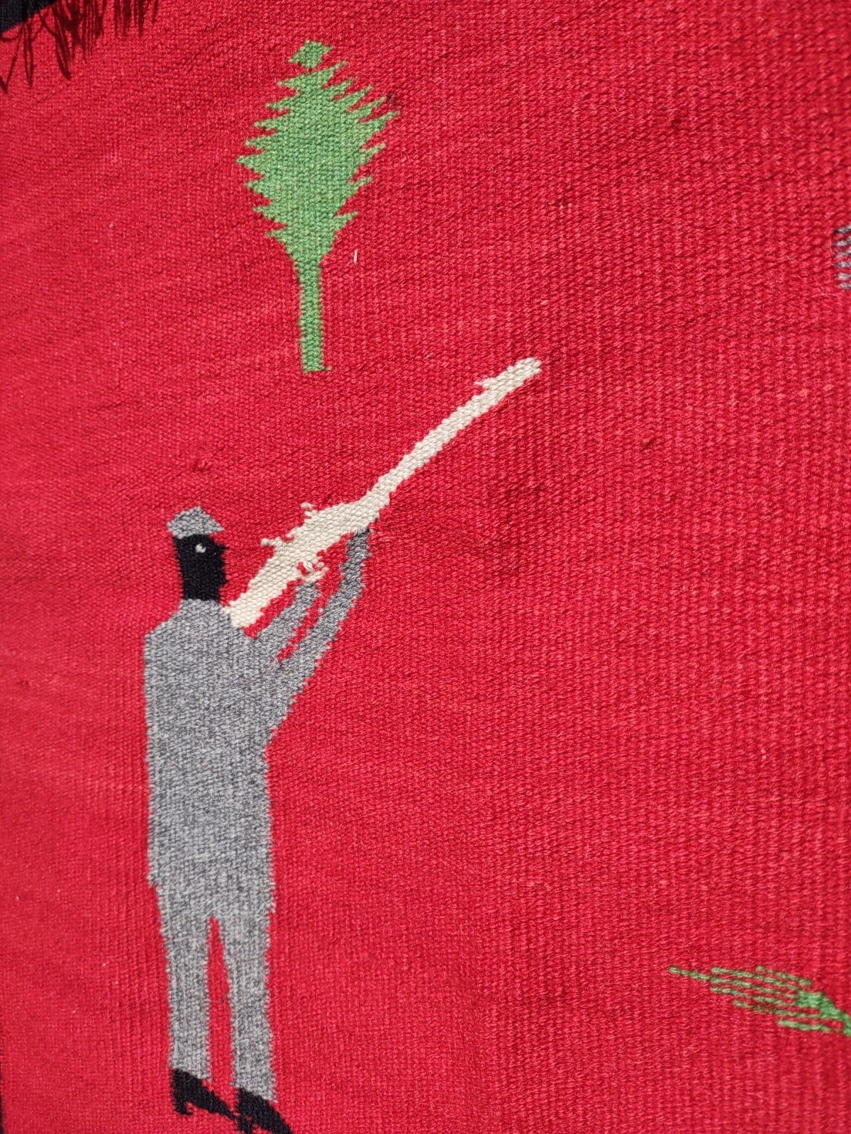 Navajo Rug Native American Indian Antique Germantown Throw Wall Hanging 1910