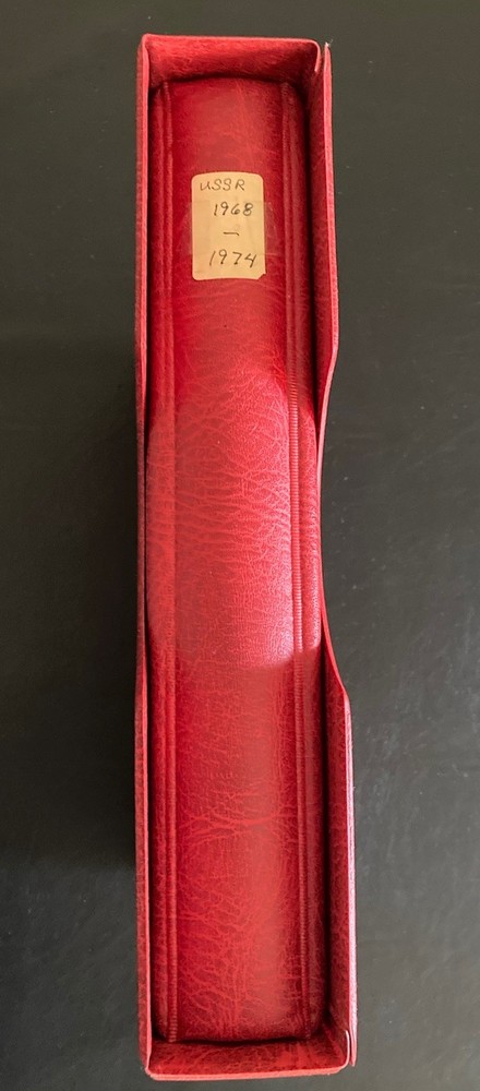 Vintage Germany KABE Hingeless Stamp Album For USSR 1968-1974 No Stamps Leather