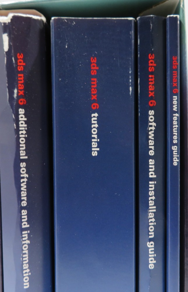 Autodesk 3DS Max 6 Discreet FULL Software & Resources Box 6 COM Upgrade - MAX R4