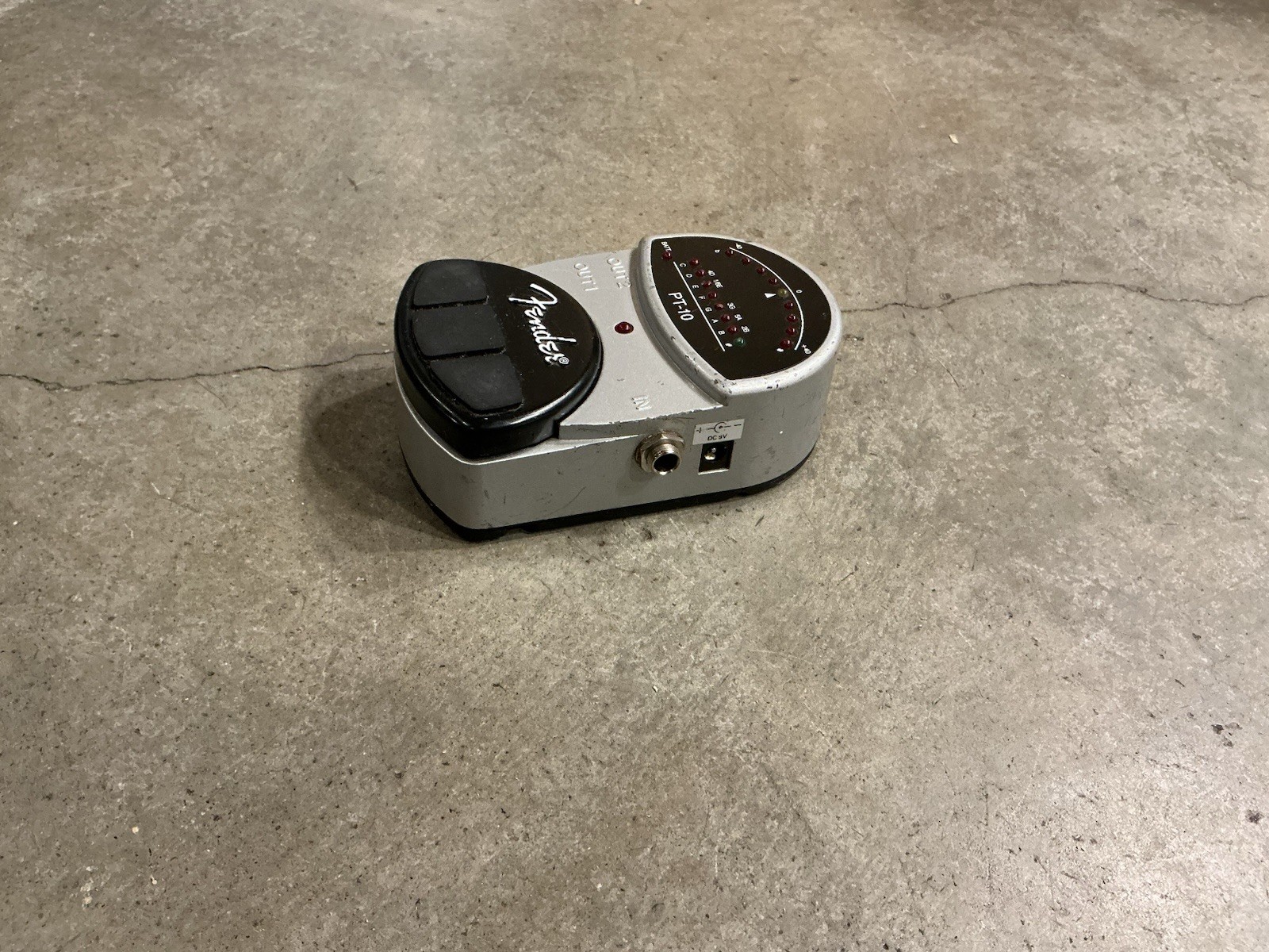 Fender PT-10 Chromatic Guitar Tuner Pedal TESTED 100% USED #VP7