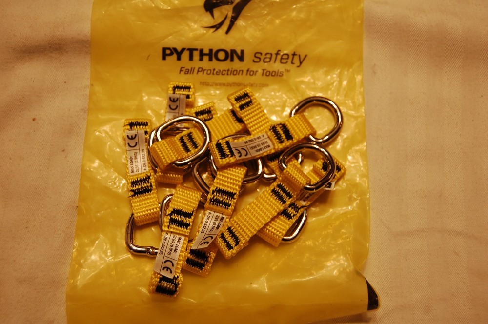 Python D-Ring Attachment DR-0.5x2.25 1500003 (Qty of 10)