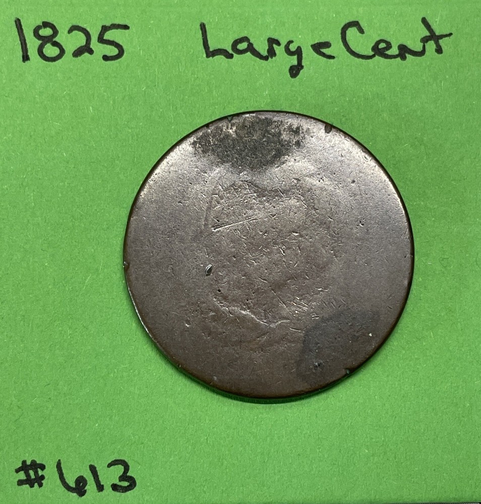 1825 Coronet Head Large Cent 1c Better Date