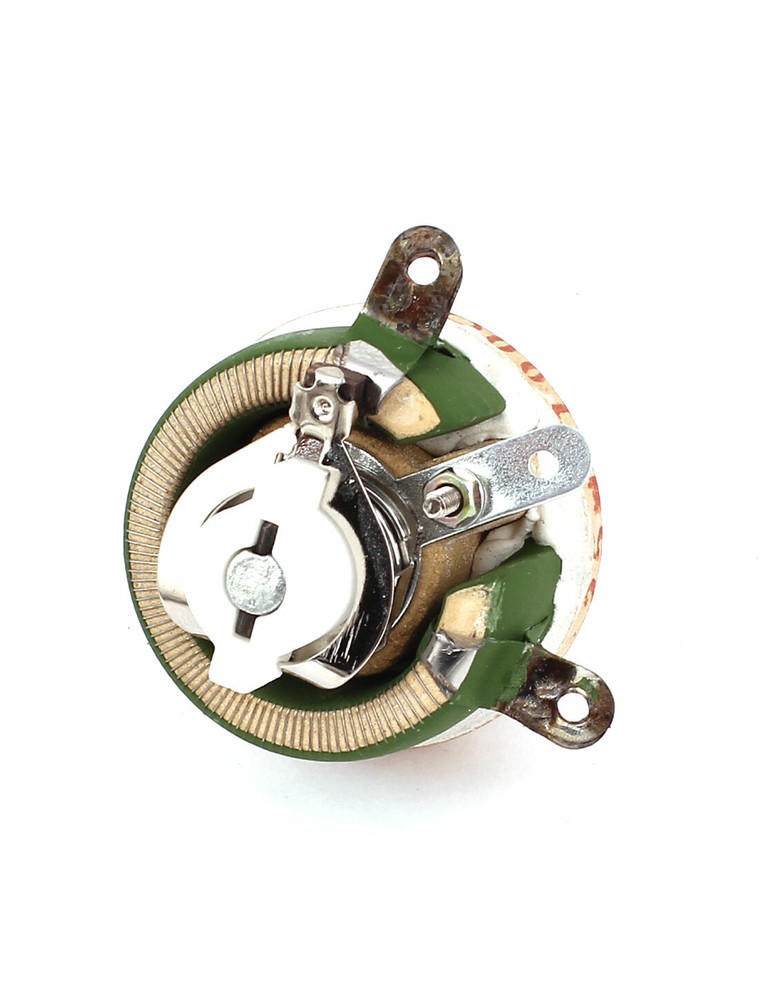 25W 100 Ohm Round Ceramic Wirewound Potentiometer Adjustable Resistor Rheostat