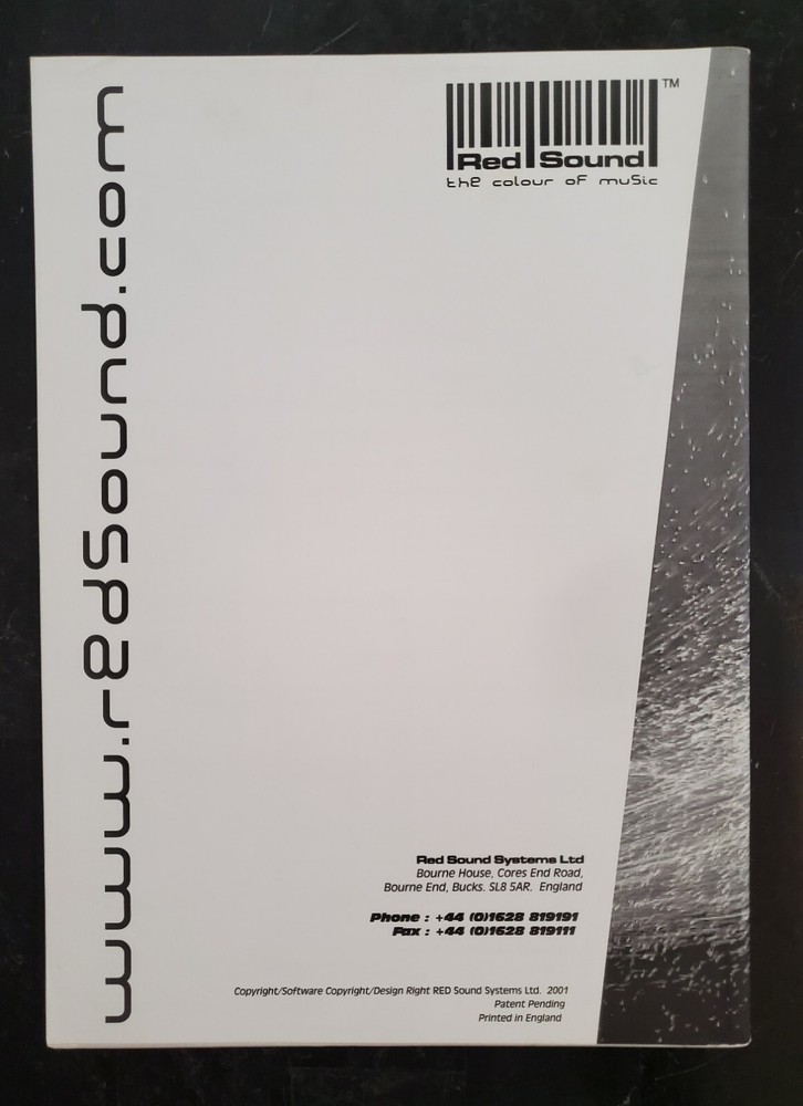 Red Sound Darkstar XP2 Manual