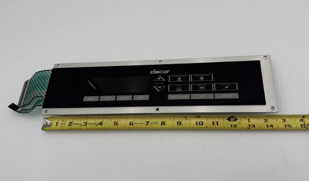 Dacor Range Oven Touch Control Panel Membrane 62309B