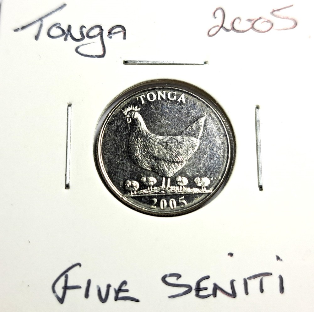 @@@ A SUPERB  2005 TONGA FIVE SENITI ,,@@@