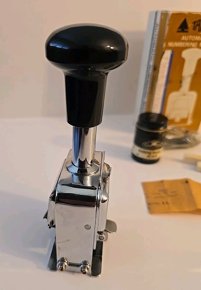 Vintage TANNCO Automatic Numbering Machine Model 600