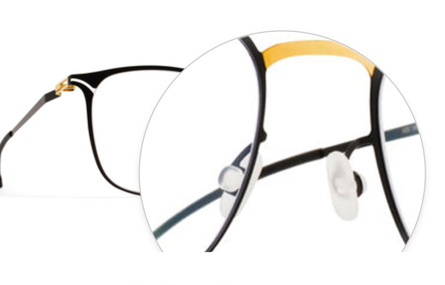 New Mykita Replacement Silicone Nose Pads Sunglasses Eyeglasses Snap On/ Push-In