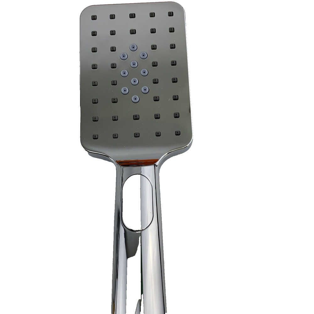 Shower System 10 Inch Rainfall Shower Head &Handheld Shower Combo Set Chrome