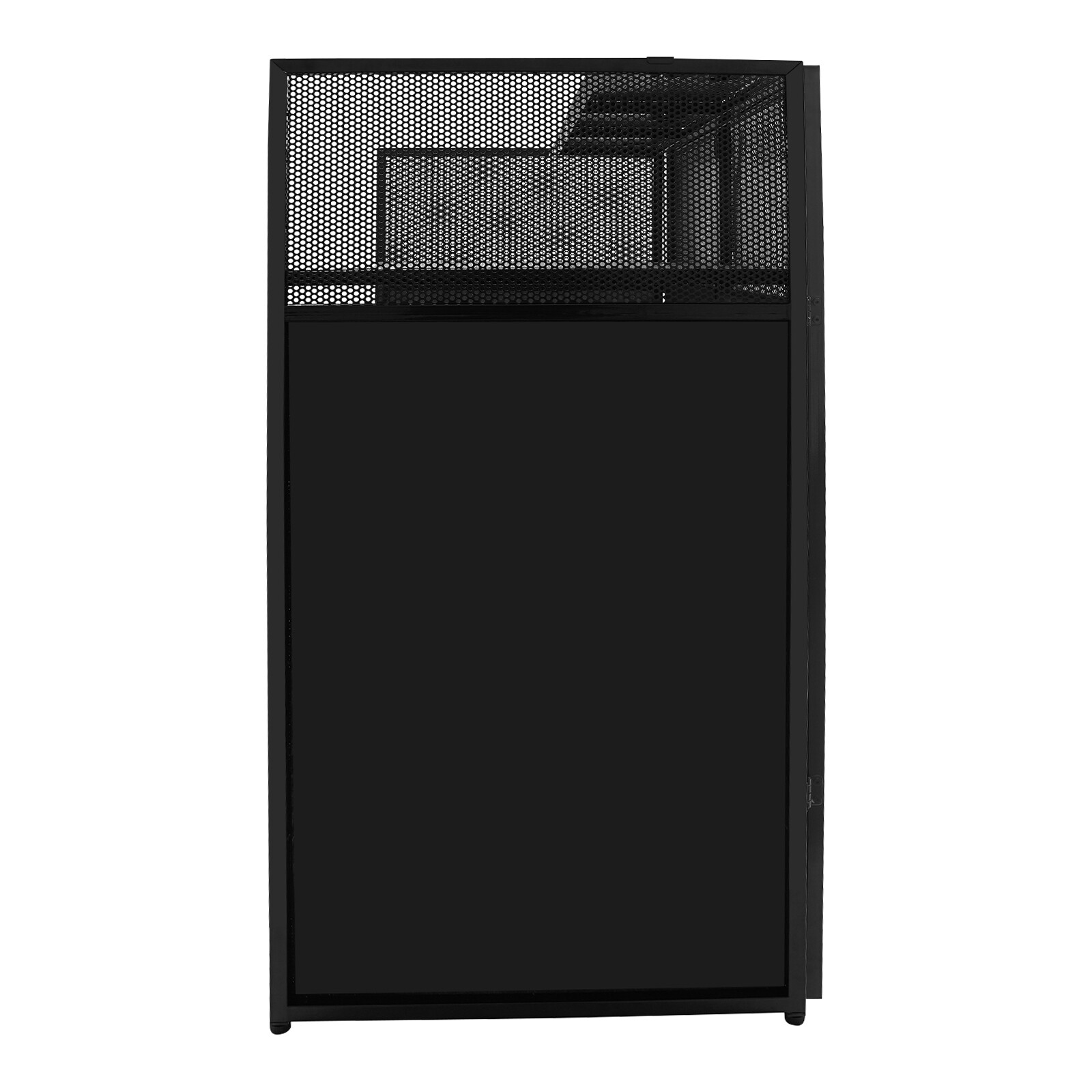 Rolling DJ Display Stand, DJ Event Booth Facade, Portable DJ Facade Booth Table