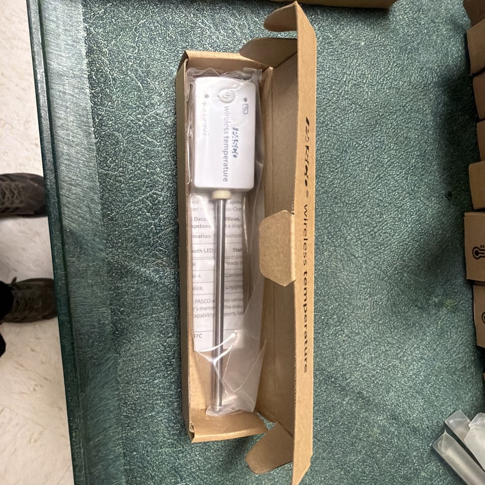Pasco Scientific Wireless Temperature Sensor PS-3201 bluetooth or USB