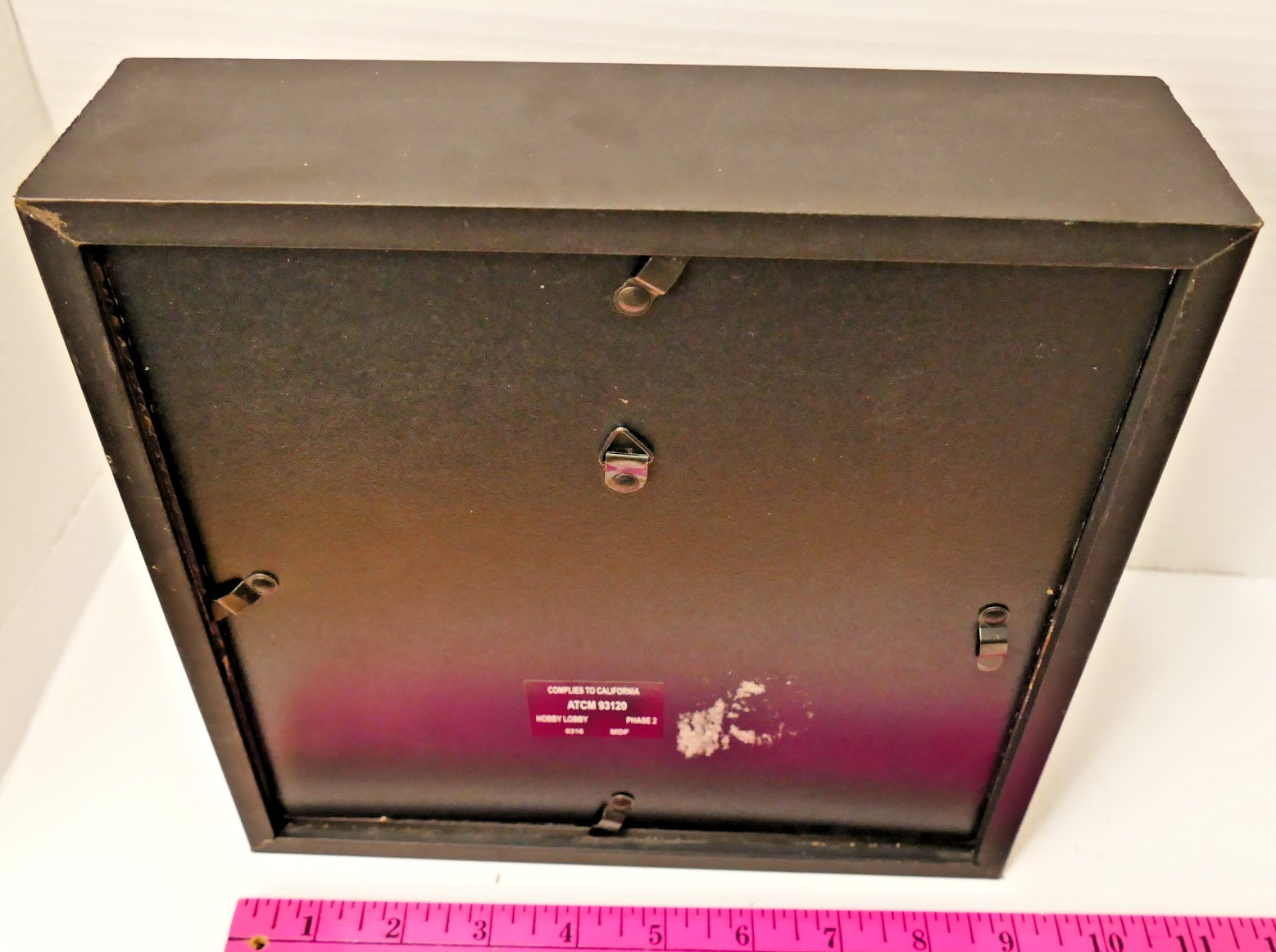 Shadow Box Frame REMEMBER THE SOLDIER Thank You Wall Hanging Tile Plaque Black